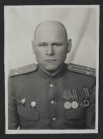 Soviet Officer Portrait – Lt. Colonel Andrei V. Kulagin – Double Red Star Recipient – 11th Independent Reconnaissance Aviation Regiment
