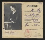 Austrian Hausgehilfin Dienstkarte (Domestic Service Identity Card) – Vienna, 1923