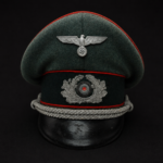 WWII Wehrmacht Artillerie Officer Visor Cap