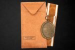 Deutsches Schutzwall-Ehrenzeichen (“Westwall Medal”) with Hermann Wernstein Pouch - Image 2