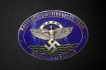 1938 Reichsflugwettbewerb Küstennachtflug Badge – NSFK – Otto Fechner, Pforzheim