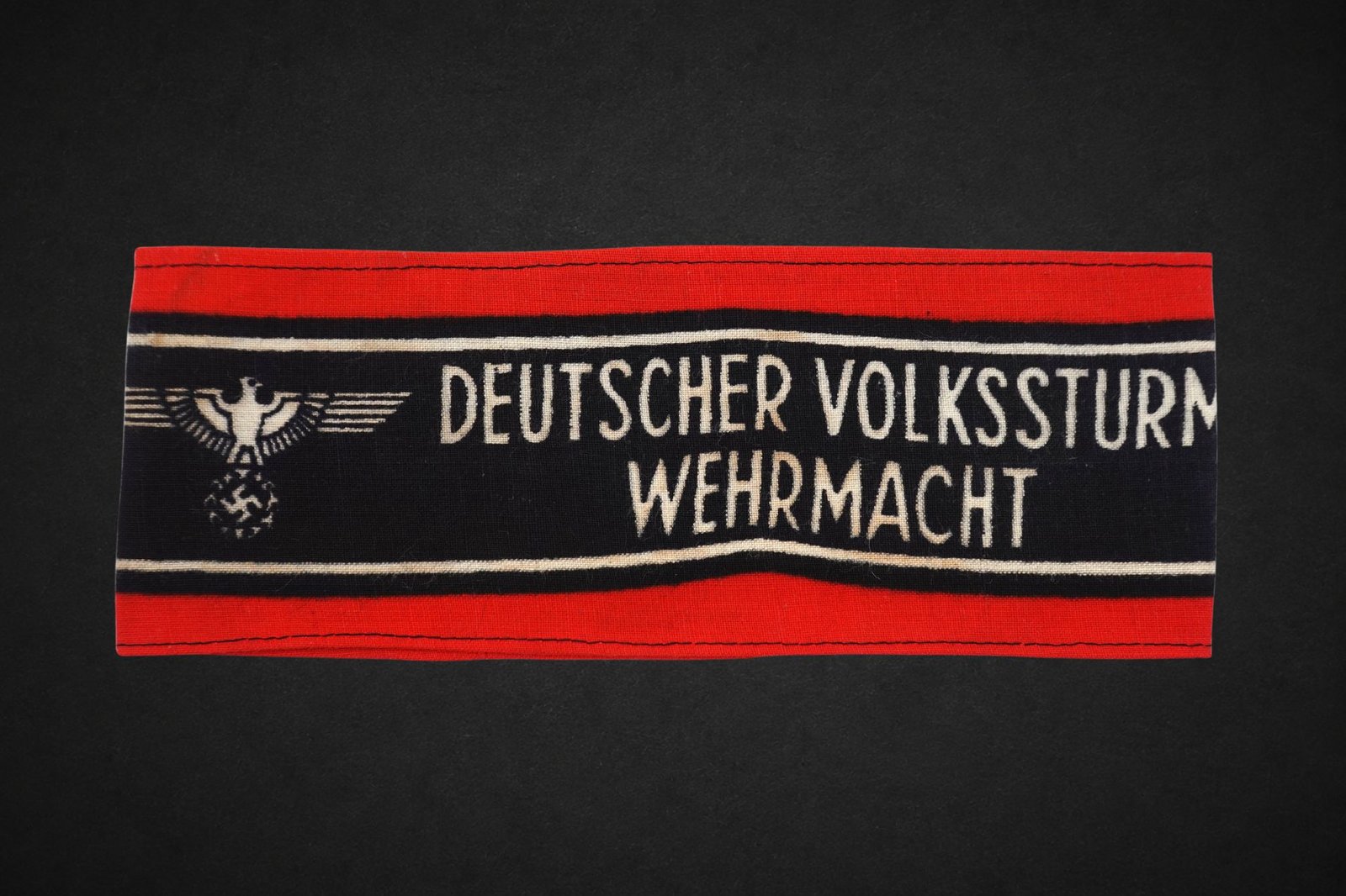 Ontwerp zonder titel (49) WWII German Deutscher Volkssturm Wehrmacht Armband - Image 1