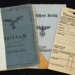Luftwaffe Soldbuch + Kennkarte & Wound Tag – WIA with Radfahr-MG-Bataillon 81 in 1945