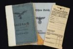 Luftwaffe Soldbuch + Kennkarte & Wound Tag – WIA with Radfahr-MG-Bataillon 81 in 1945
