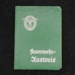 WWII Feuerwehr-Ausweis – Freiwillige Feuerwehr Anrath (1935) with Portrait