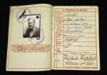 KIA Wehrpass Oberleutnant – Grenadier-Regiment 156 (16. Infanterie-Division) (EK2, ISA)