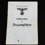 Early Luftfahrerschein für Flugzeugführer (Pilot's Licence) – Dresden, 1936