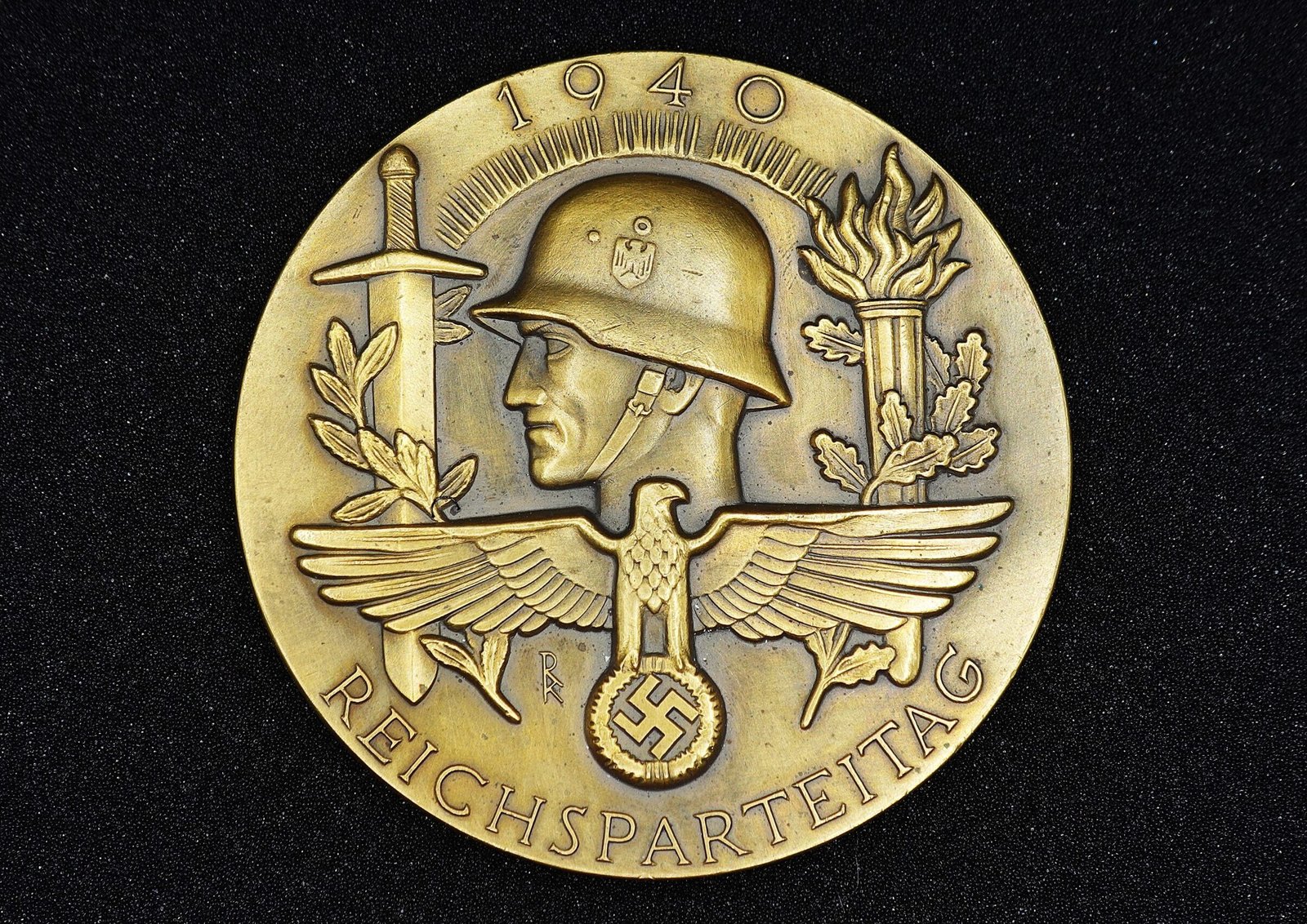 DSC01932 Reichsparteitag 1940 – Large Deschler München Plaque – Richard Klein - Image 1