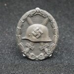 Wound Badge in Silver – L/22 Glaser & Sohn, Dresden - Maker Marked