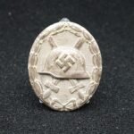 Wound Badge in Silver – “100” Rudolf Wächtler & Lange, Mittweida – Maker Marked