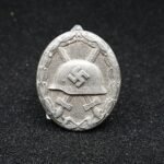 Wound Badge in Silver – “107” Carl Wild, Hamburg – Maker Marked
