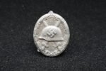 Wound Badge in Silver – “107” Carl Wild, Hamburg – Maker Marked