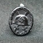 Wound Badge in Black – “107” Carl Wild, Hamburg – Maker Marked