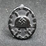 Wound Badge in Black – L/56 & 116 Funke & Brünninghaus, Lüdenscheid – Double Maker Marked