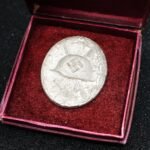 Wound Badge in Silver – “107” Carl Wild, Hamburg in Original Case