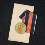 German Sudetenland Medal 1938+ Pouch Otto Fechler, Bernsbach