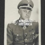 Photo of SS-Standartenführer Hugo Kraas – "LSSAH" & 12. SS-Panzer-Division "HJ" (Wartime Signed!)