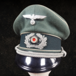 WH Heer Infanterie Officer Schirmmütze – Infanterie-Regiment 109 – Named