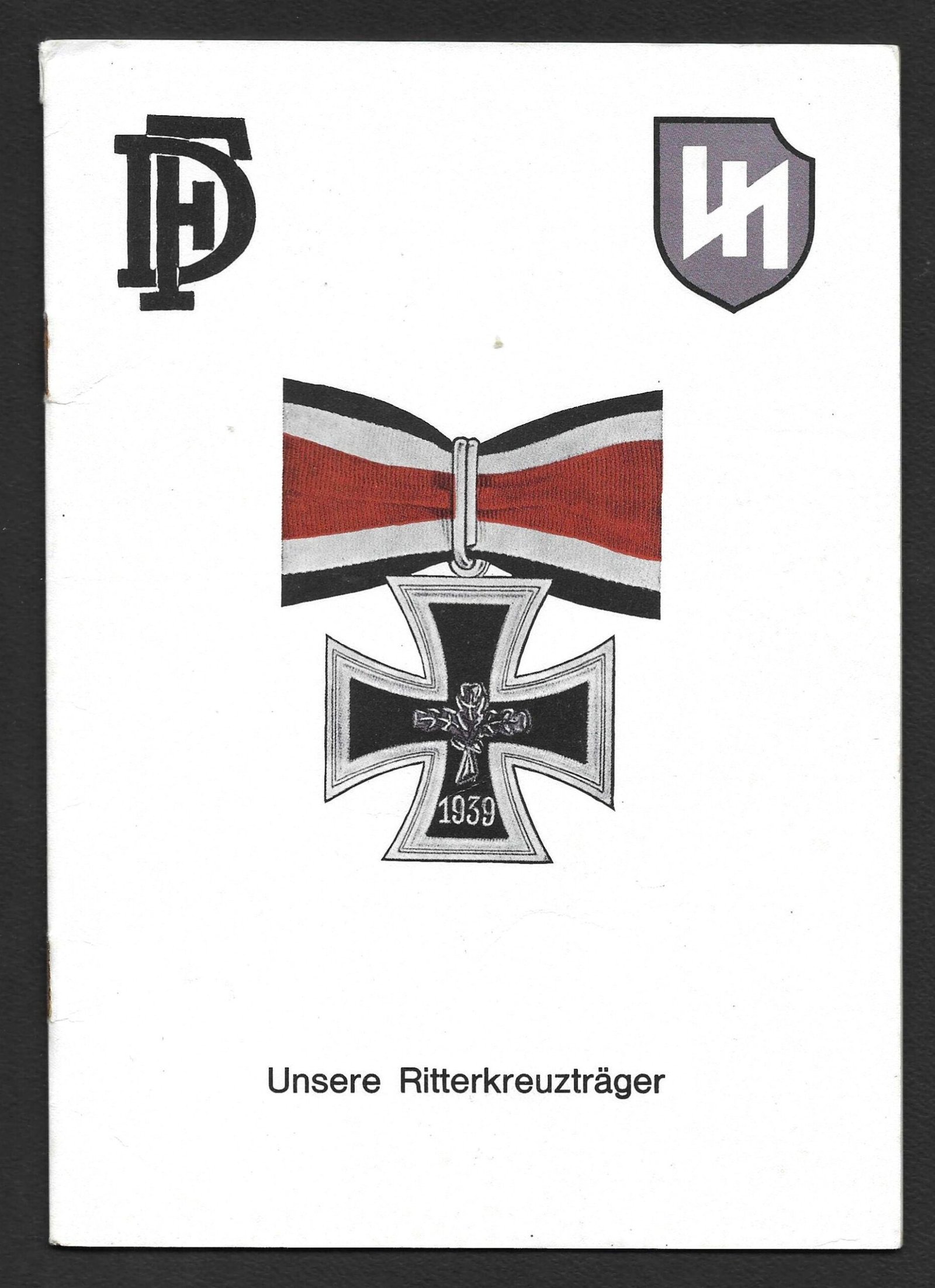 Visitekaartje_2026-08-14_140637 "Unsere Ritterkreuzträger" - Small Booklet of the 2. SS-Pz.-Div. "Das Reich" Veterans (+ Signature of Weidinger) - Image 1