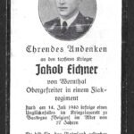 Death Card – Obergefreiter Flak Regiment – Bastogne, Belgium