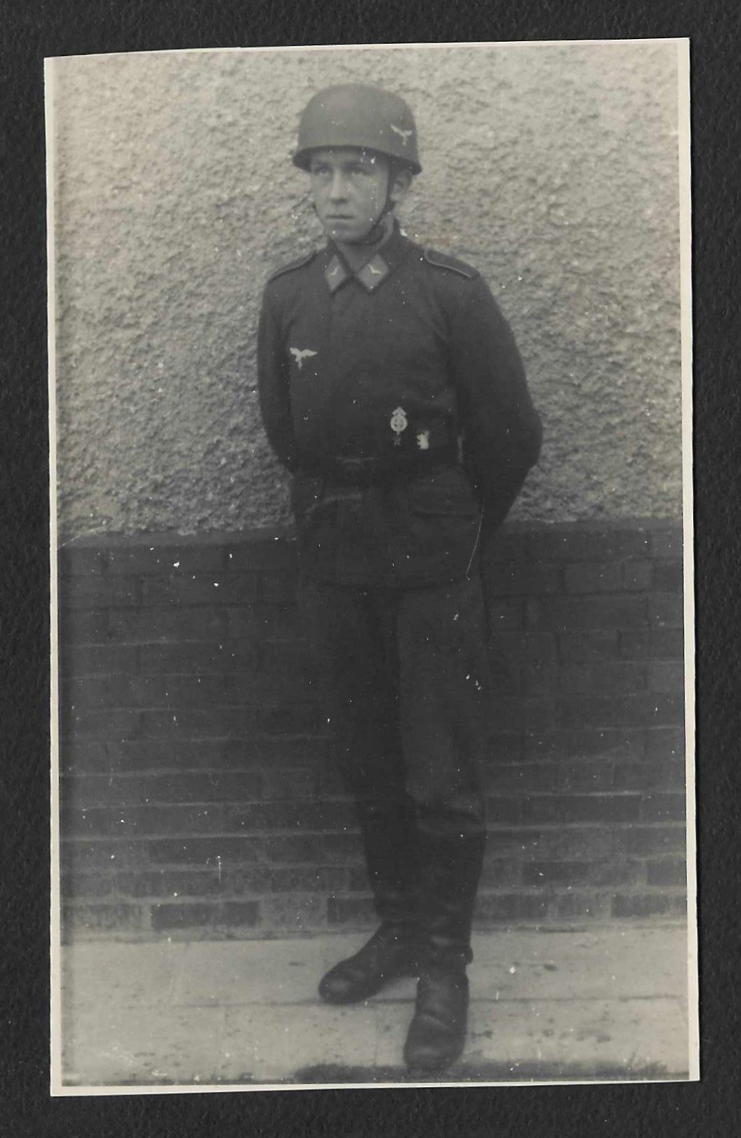 2026-09-15_112701 Fallschirmjäger Portrait – FJ Helmet & HJ Badge - Image 1