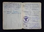 WWII Luftwaffe Soldbuch – Flak Weapons Technical Personnel - Flak-Abt. 683 (Caen, France) (2x Awards) - Image 10