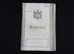 WWII Luftwaffe Flak Wehrpass – Afrikakorps, Afrika Campaign – KIA 1943 in Libya (3x Awards)