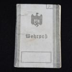 WWII Luftwaffe Flak Wehrpass – Afrikakorps, Afrika Campaign – KIA 1943 in Libya (3x Awards)