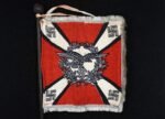 WWII Luftwaffe Flak Table Pennant / Tischfahne – Complete with Pole & Base