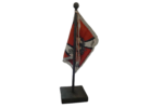 WWII Luftwaffe Flak Table Pennant / Tischfahne – Complete with Pole & Base - Image 3