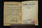 Organisation Todt Dienstbuch + Arbeitsbuch (Düren) - Westwall Medal - Image 2