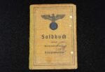 Kriegsmarine Soldbuch - Marine-Festungs-Pionier-Bataillon 360 - 1945 (2x Awards)