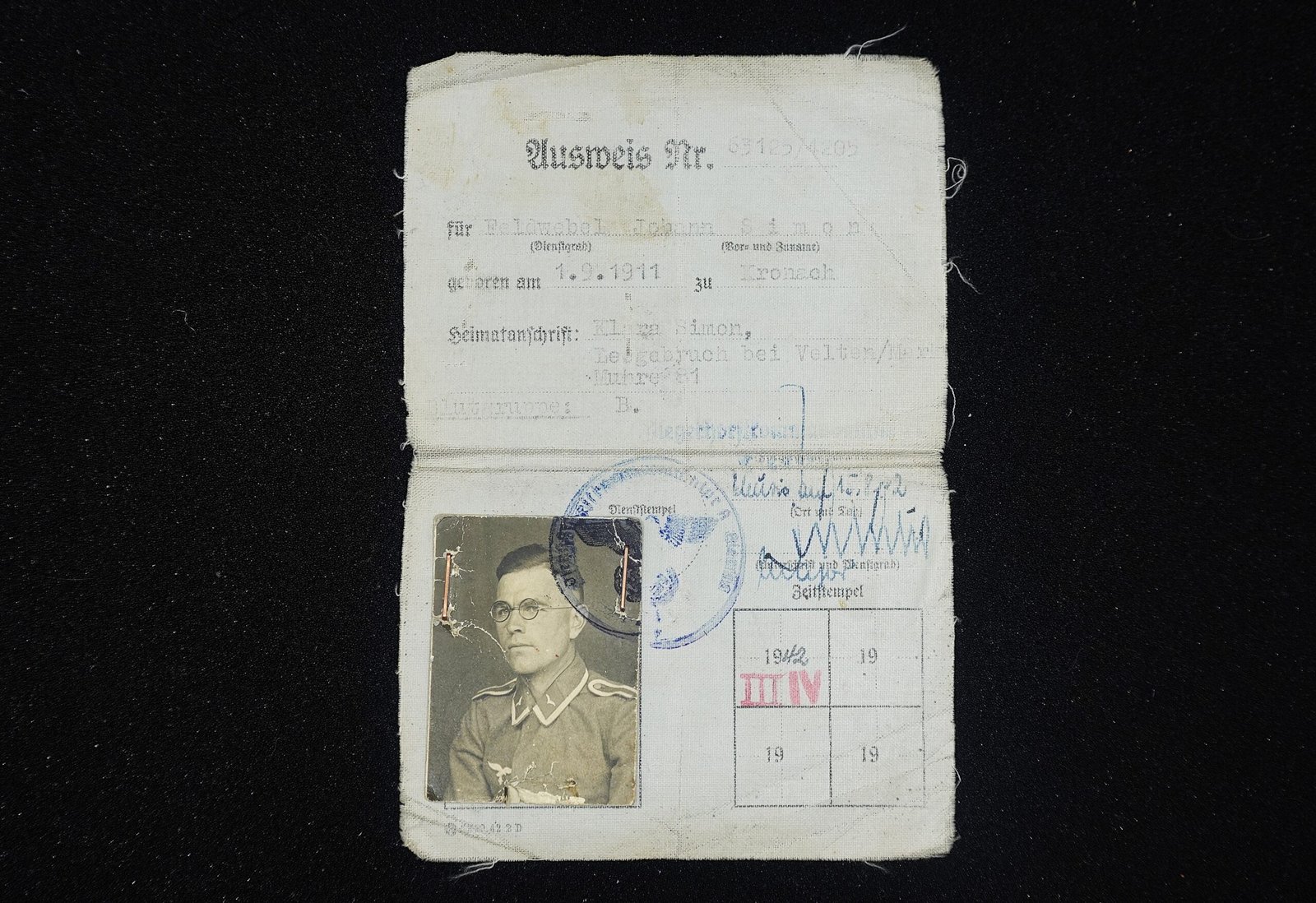 DSC02496 Luftwaffe Ausweis - Velten - Flugzeugführschule - Image 1