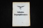 Luftwaffe Flugzeugführerschein - Flieger-Ausbildungs-Regiment 41, Frankfurt/Oder