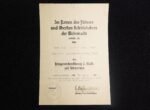KVK2X Award Doc – Hauptmann – Luftgau Westfrankreich