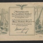 Metallspende des Deutschen Volkes – Dankurkunde 1940 – Hermann Göring