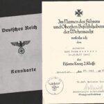 Eisernes Kreuz 2. Klasse Award Doc & Kennkarte - Infanterie-Regiment 87 – 36. Infanterie-Division (mot.)