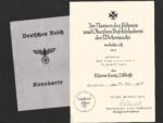 Eisernes Kreuz 2. Klasse Award Doc & Kennkarte - Infanterie-Regiment 87 – 36. Infanterie-Division (mot.)
