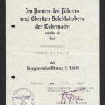 Kriegsverdienstkreuz 2. Klasse – Luftgau XI – Betriebsmeister, Hamburg, 1943