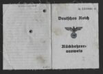 Deutsches Reich – Rückkehrerausweis - Czernowitz - Chef der Sicherheitspolizei un des SD - Einwandererzentralstelle - Fliegende Kommission IX - Image 2