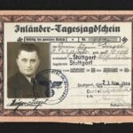 Inländer-Jagdschein Stuttgart-Zuffenhausen – 1944