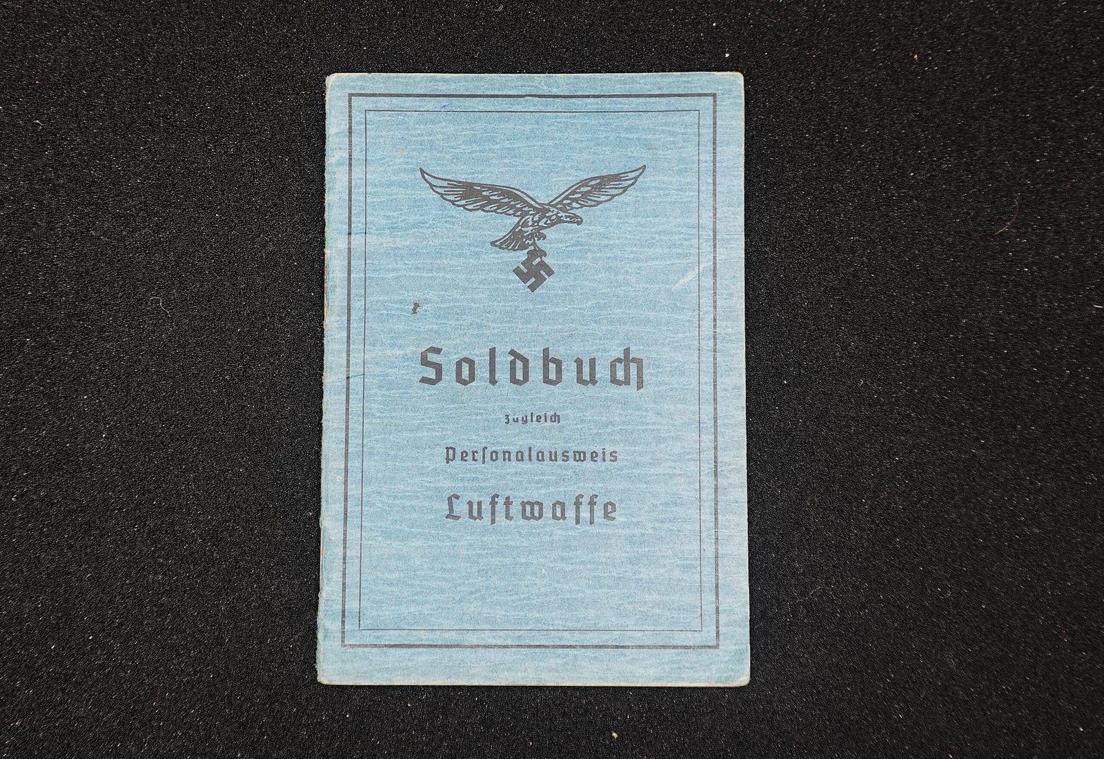 DSC02525 Luftwaffe Soldbuch – Officer – Kampfgeschwader 55 "Greif" – MIA July 1942 with He 111 - Image 1