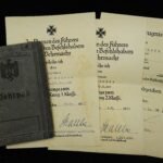 Wehrpass & Award Document Group – Hauptmann d.R. Walter Ruhnke, Infanterie-Regiment 488
