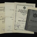 Wehrpass & Award Doc Grouping (Nice Variants!) – Sanitäts-Feldwebel - Feldzeug-Bataillon 16
