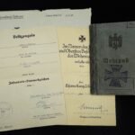 KIA Wehrpass & Award Docs - Infanterie-Regiment 470 & Werfer-Batterie/ Artillerie-Regiment 9