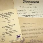 KVK2X Award Doc - Truppführer Werkluftschutz & WWI Docs - Hamburg