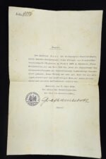 KVK2X Award Doc - Truppführer Werkluftschutz & WWI Docs - Hamburg - Image 3