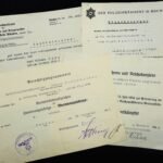 WWI Veteran Award Document Set – 1. Bayerisches Jäger-Bataillon - Wanne-Eickel
