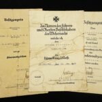 3x Award Docs - Artillerie-Regiment 186 – 86. Infanterie-Division