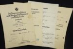 4x Award Docs - Unteroffizier - Infanterie-Regiment 202 & Grenadier-Regiment 48
